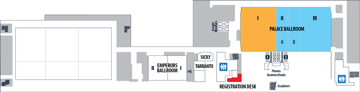 Palace Ballroom I, II and III